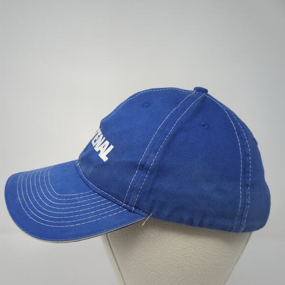 Fastenal Strapback Baseball Cap Blue One Size Adjustable Embroidered 6 Panel - Picture 3 of 9